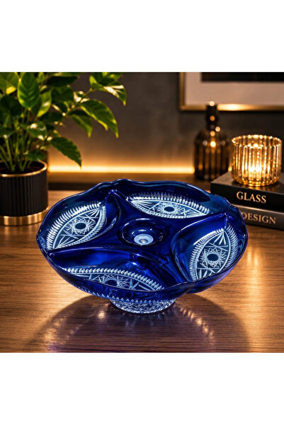 Kristal Market Breakfast snack service plate with stand