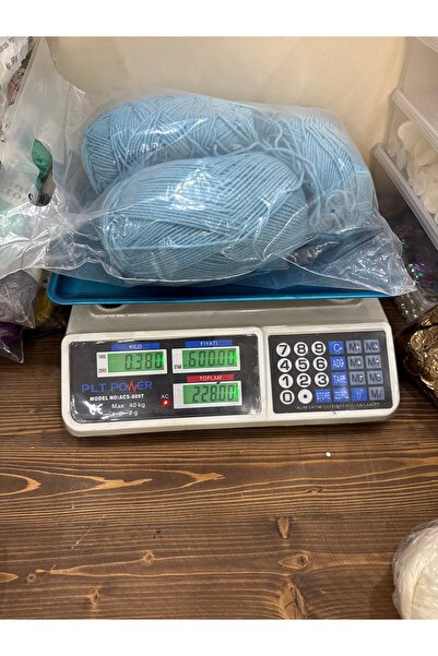 SÜSLÜTASARIM Himalaya ihraç fazlası ip (380 gram) mavi