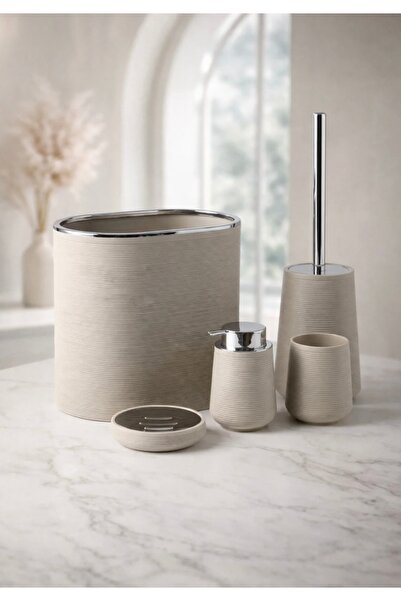 CEZVE HOME Acrylic Modern Bathroom Set – 5 Piece Modern & Stylish Design