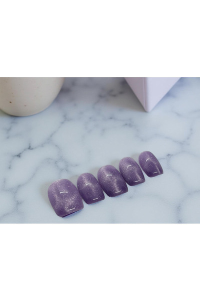 Store Takma Tırnak - Purple Sky 10'lu