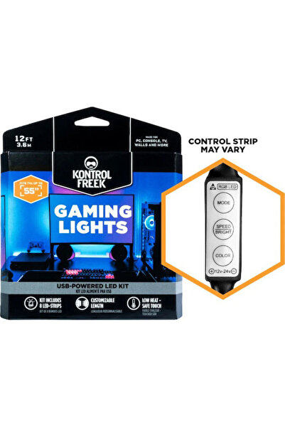 kontrolfreek Ταινία LED Φωτισμού Gaming για Τηλεόραση USB 5V RGB 3,6μ με Τροφ...
