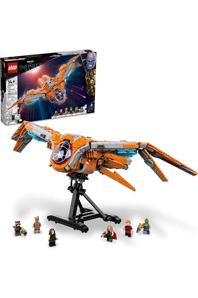 LEGO Marvel The Guardians’ Ship 76193 Space Battleship Building Kit; 6 Minifi...