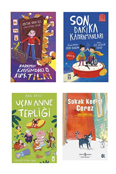 Timaş Yayınları 4-5-6.Sınıf Okuma Seti Uçan Anne Terliği Son Dakika Kahramanl...