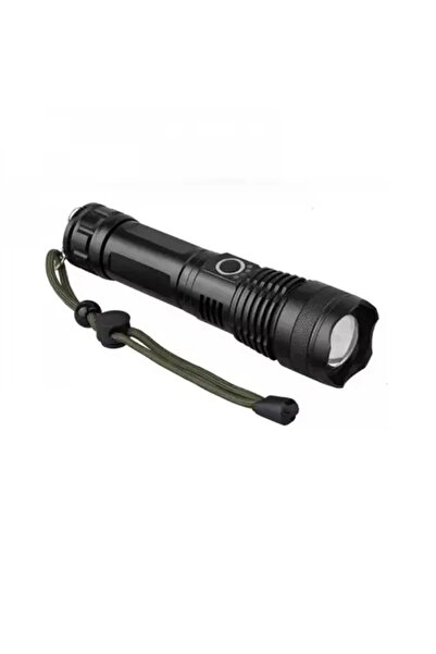 X-Balog Handheld LED Flashlight P 50 Powerful Rechargeable with Zoom Lens