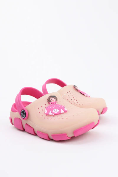 VİNY Kids Cartoon Clogs Garden Shoes – Lightweight EVA Slip-On Clogs with Bac...