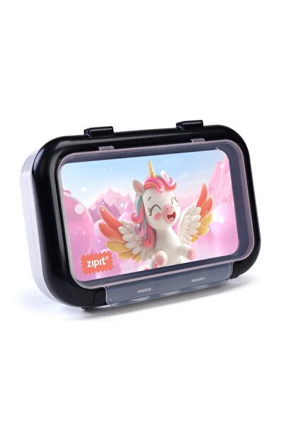Zipit Penar cu fermoar 2 compartimente, Recycled - Flying Unicorn