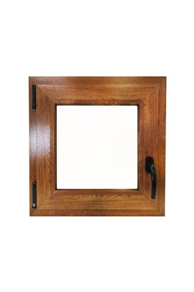 deceuninck Fereastră cu geam termopan, Deceuninck, PVC, 5 camere, 560mm x 560...