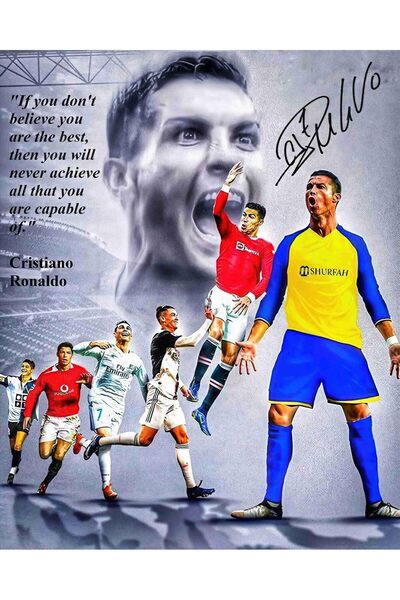 Generic World Cup 2026 Superstar And Cristiano Ronaldo Signed Poster Fans Roo...