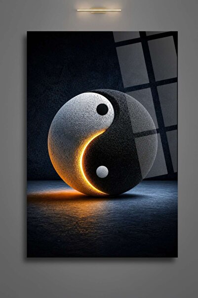 HMDS CONCEPT Yin Yang , Kırılmaya Dayanıklı Cam Tablo 475