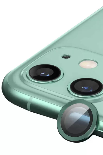 Generic Brand Lovi̇en Apple iPhone 11 Raze Metal Camera Lens - Green 4123145