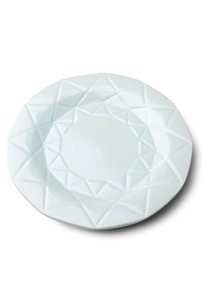 MONDEX Farfurie plată ceramică cu design Affek de ADEL, 24 cm, Mentă