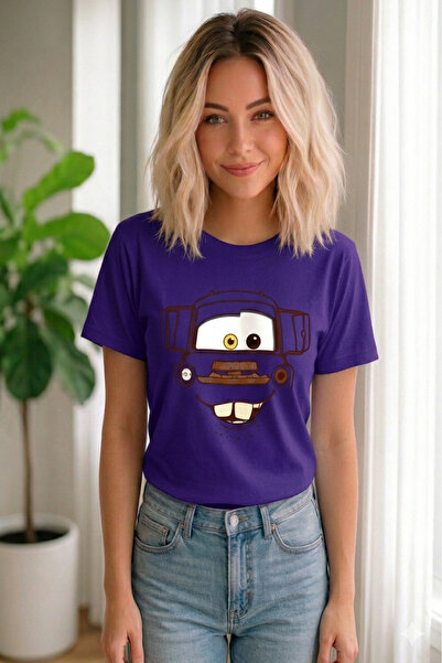 VODEXA Tricou oversize unisex BROWN TRUCK Imprimat 100% bumbac Tricou cu potr...