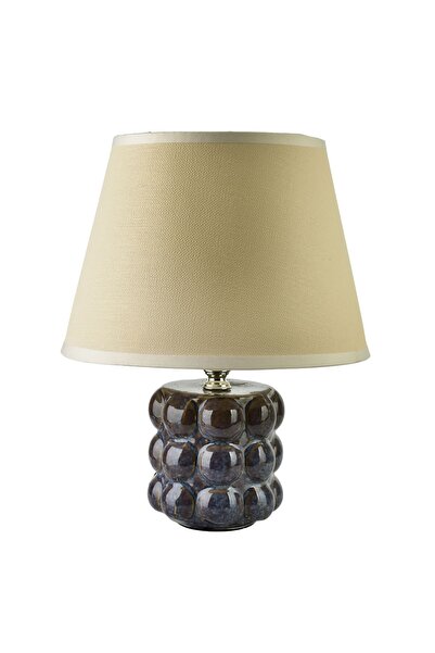 MONDEX Lampă de masă ceramică LETI BUBBLE 9x9x29 cm Bej și Mov 1 buc.