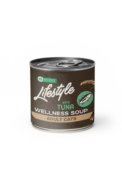 Nature's Protection Lifestyle Sensitive Digestion Supă pentru pisici cu ton 4...