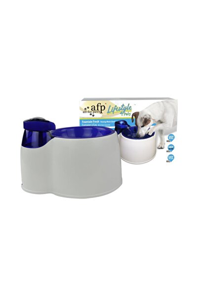 Afp Fântână de apă pentru câini All for Paws Fresh Flow, 3L, cu filtru