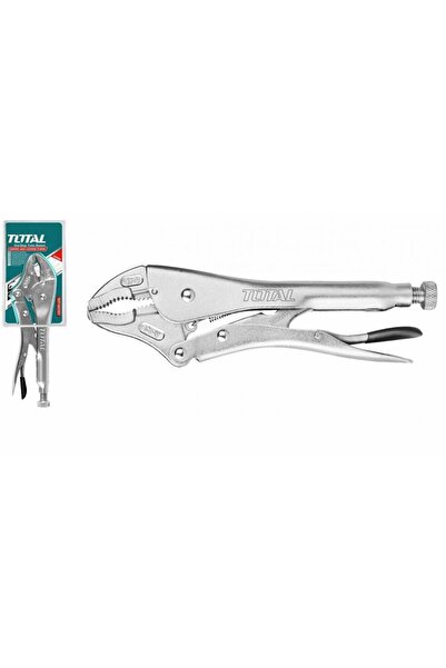 TOTAL - Cleste cu blocare 10" maner plastic