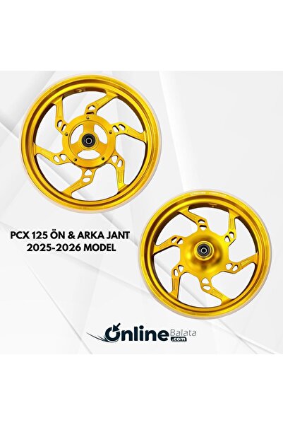 ob onlinebalata.com Honda PCX 125 Ön Arka Jant Fosfor Sarı Takım 2025 2026 Mo...