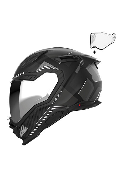 Nexx X.WST 3 FLUENCE MAT SİYAH-GRİ KASK