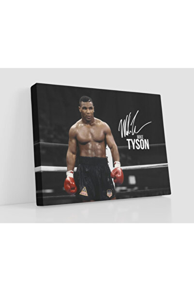 HWC Trading Mike Tyson 16 x 12 inch Canvas Print Signed Autograph Picture for...