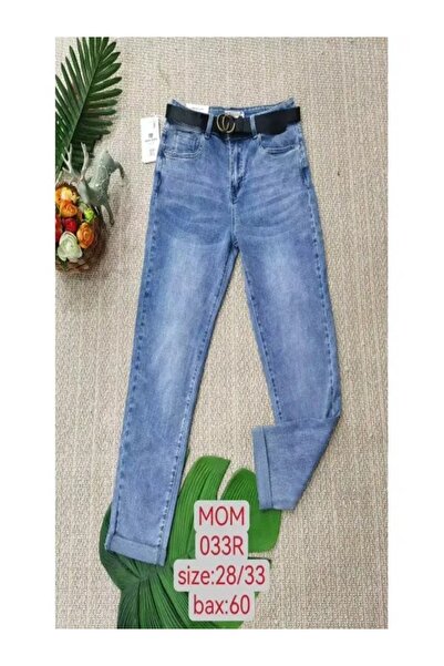 Nobrand Blue Boyfriend Jeans for Women, 30