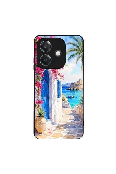 Sonique Θήκη SoniqueGreek Island Muse Series για Oppo A40 Σοκάκι Ρόδου