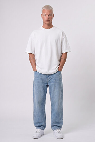 Respire Tricou Basic Oversize Ecru