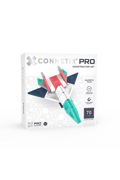 Connetix Pro Constructor Set Magnetic Blocks - 70 Pieces