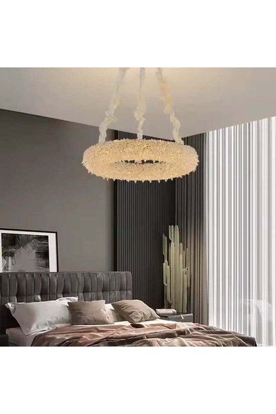 La Cucu Candelabru Cristal PRAGA Magno, 26W, Lumina Calda/Rece/Neutra, Diametru 47cm, Auriu, Inaltime