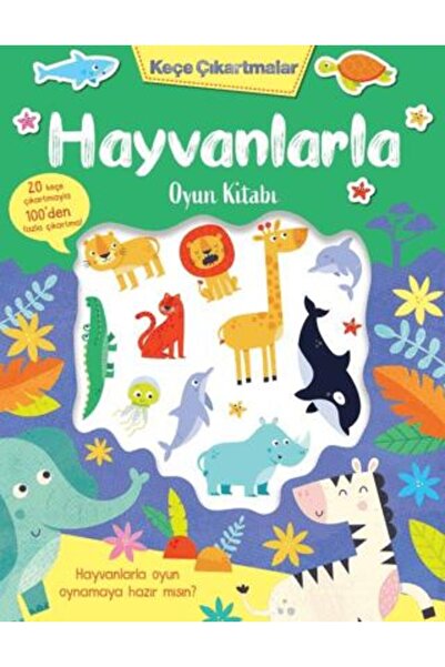 İndigo Çocuk ملصقات الفيلكرو - كتاب الألعاب مع الحيوانات