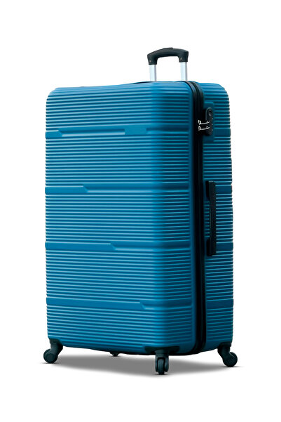 ZAAPPY Hard Shell Horizon Line ABS Lightweight 32 Inch (36-40KG) Luggage, Com...