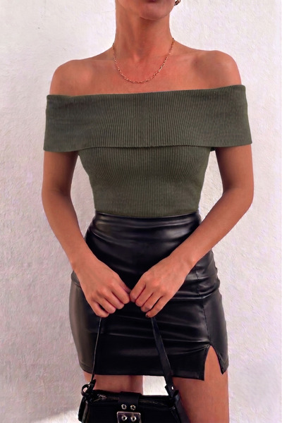 Siner Fashion Bluză cu guler Madonna pentru femei