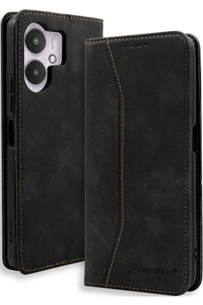 Other Bodycell Θήκη Συνθετικό Δέρμα Μαύρο (Xiaomi Redmi 13C) Κωδικός: BB-00051