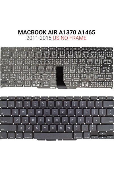 OEM Πληκτρολόγιο φορητού υπολογιστή για Macbook Air A1370 με πλαίσιο και αγγλ...