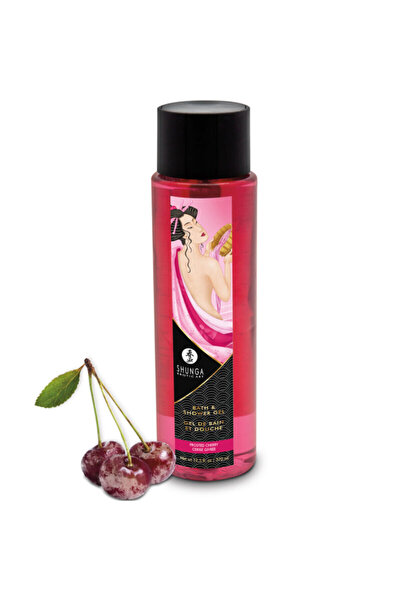 Shunga Gel de Dus Cirese Inghetata – 370 ml
