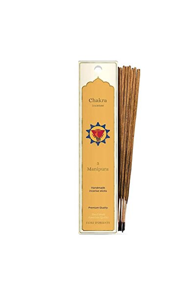 FIORE D'ORIENTE Set bețișoare parfumate naturale Fiore d’Oriente – Chakra 3 M...