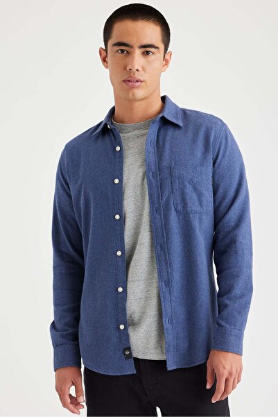 Dockers Cămașă minimalistă pentru bărbați cu mânecă lungă - ocazională și ele...