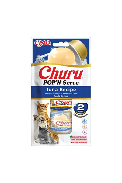 Inaba Churu Cat Pop 'n Serve Tuna Jelly Treats 4x14g