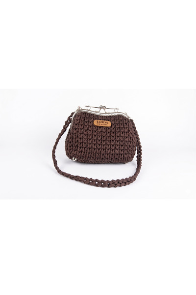 JADDA Handmade Evening Dress Classic Knitted Hand Shoulder Bag Raffia Rope Co...