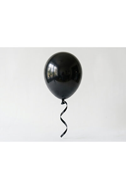 Marlon Balon 12 Inch Classic Black Latex Balloon (Pack of 25) - the Color of ...