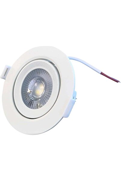 Duravel 7w LED Recessed Downlight, Adjustable Ceiling Spotlight, White
