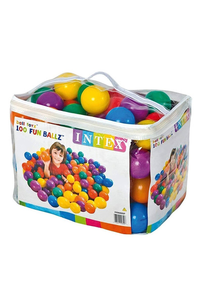 Intex Fun Ballz 100 de bile mici de 8 cm