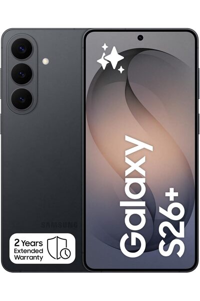 Samsung جالاكسي S26+ أسود، سعة تخزين 256 جيجابايت، هاتف ذكي بالذكاء الاصطناعي...