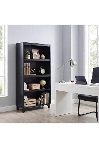 Topone1Topone1 Book Shelf, 4-Tier Bookshelf, Storage Shelves Bookcase, 27.56"...