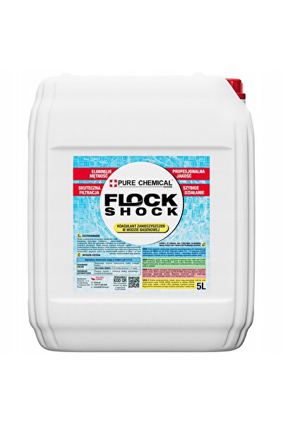 CHOSA Coagulant pentru piscină, substanță chimică pură, 5L, Flock Shock, efic...