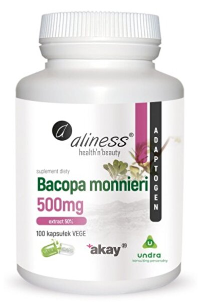 Aliness Extract de Bacopa Monnieri 50% 500mg 100 capsule