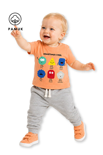 difa kids Cute Printed Casual Short Sleeve Summer Baby Boy T-Shirt