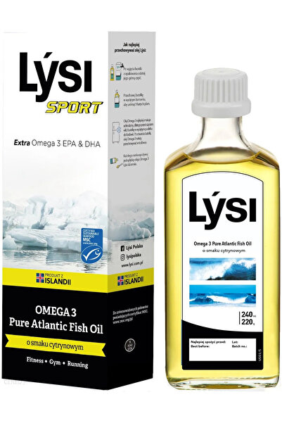 Lysi Sport Omega 3 Ulei de pește Atlantic Pur 240ml