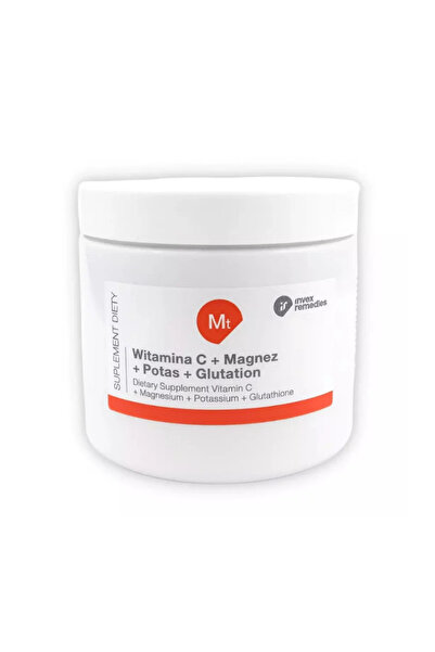 INVEX REMEDIES Invex Vitamina C + Magneziu + Potasiu + Glutation 150G