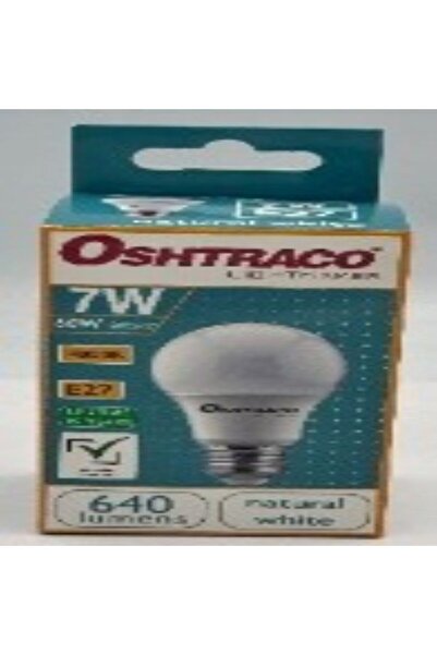 Oshtraco لمبة ليد 7 وات 4000 كلفن E27 A60
