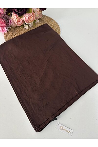 SCARFE SCARF Scarfe Vual Shawl Bitter Brown Hvh0407